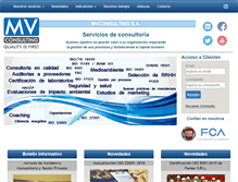 Tablet Screenshot of mvconsulting.com.ar